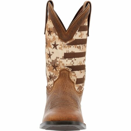 Durango Westward Saddlehorn Digi Camo Flag Western Boot, SADDLEHORN/DIGI CAMO FLAG, M, Size 10.5 DDB0397